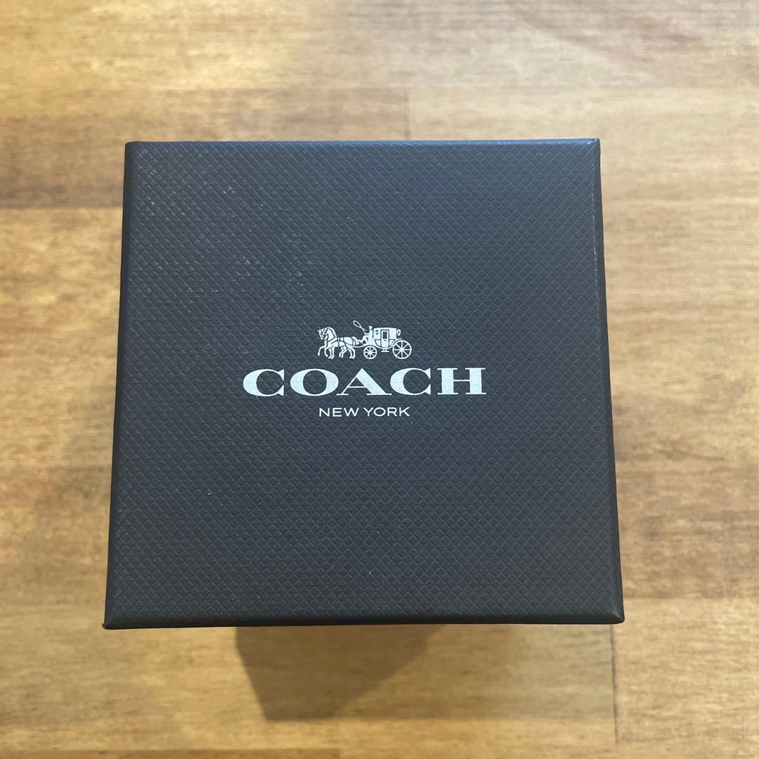 COACH 赤 シリコンバンド アナログ時計
