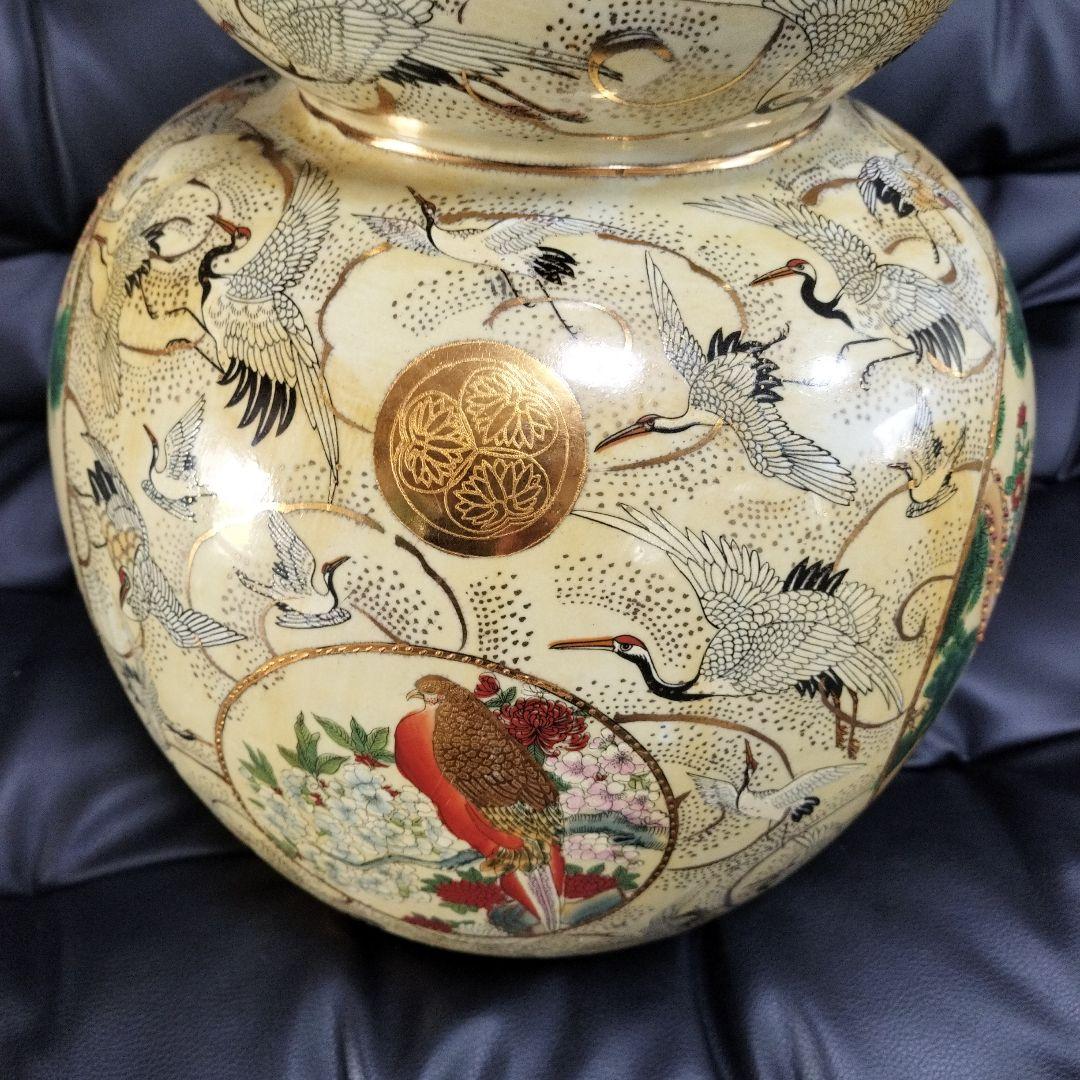 薩摩焼 61cm 瓢箪 飾り壷 骨董 アンティーク