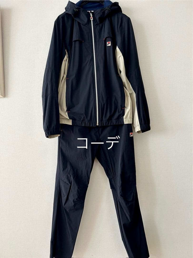 FILAテニス 未使用トラックジャケット ネイビーMメンズ