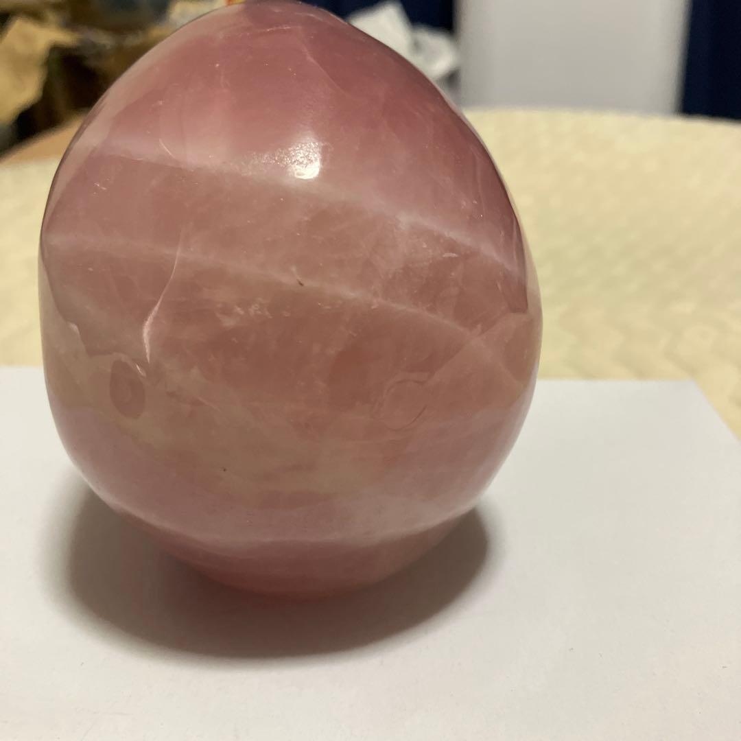 (激レア)ローズクォーツスカル　髑髏　恋愛運　ラッキー　ストーン　魔除け