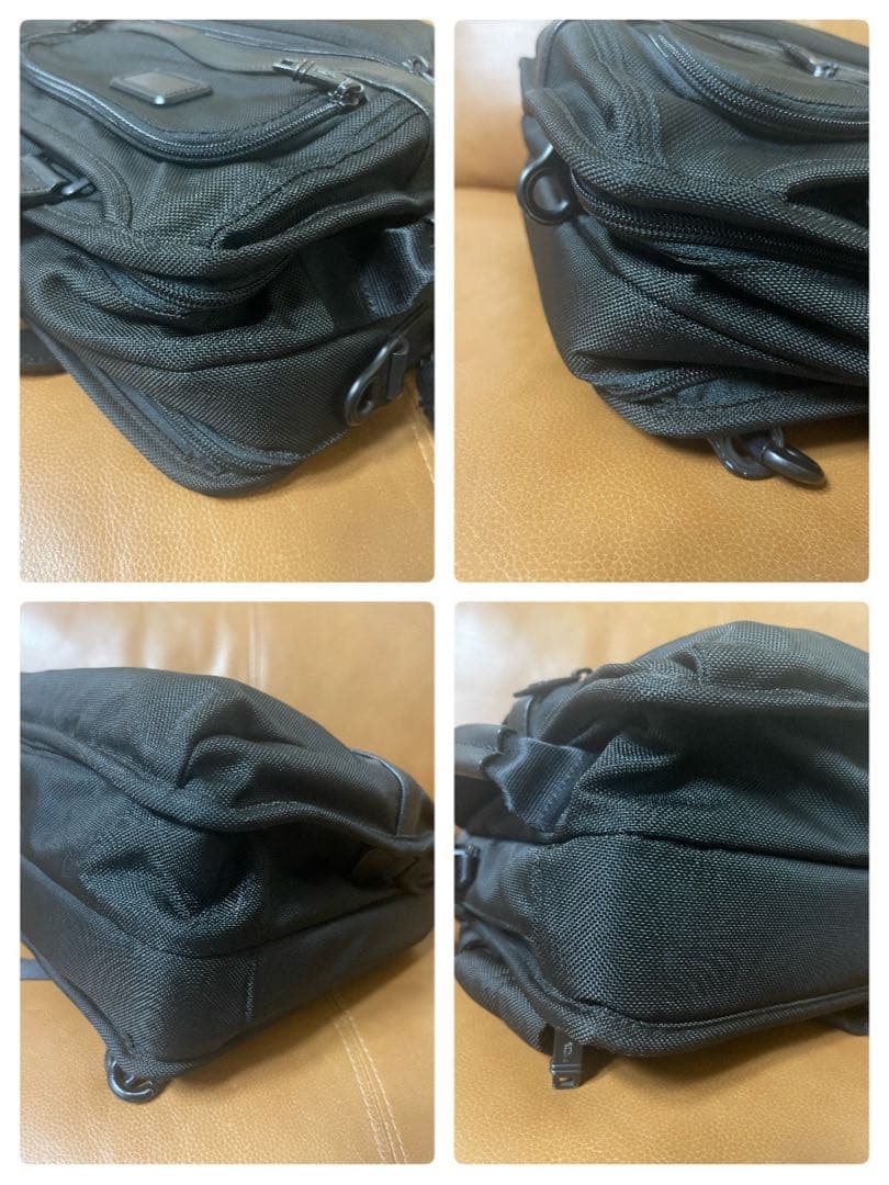 TUMI ナイロン.レザー　ビジネスバッグ　リュック　 3way A4収納　黒