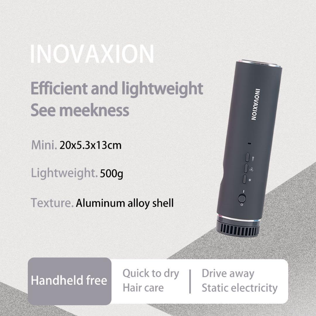 新品未使用 ミニポータブル1200W折りたたみ式高速ヘアドライヤー ハンズフリー