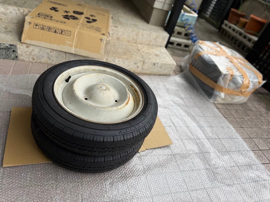 clone27① 2CV タイヤ、ホイール　2本セット