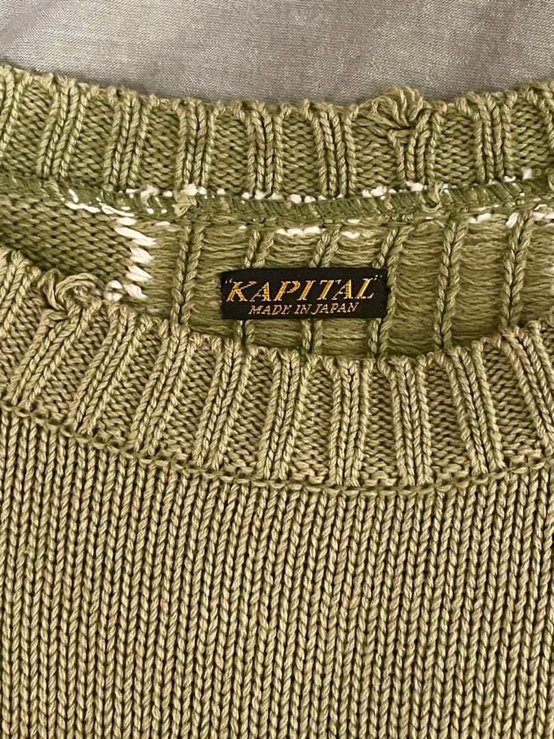 【じぇそん】KAPITAL ボーンニット サイズ3