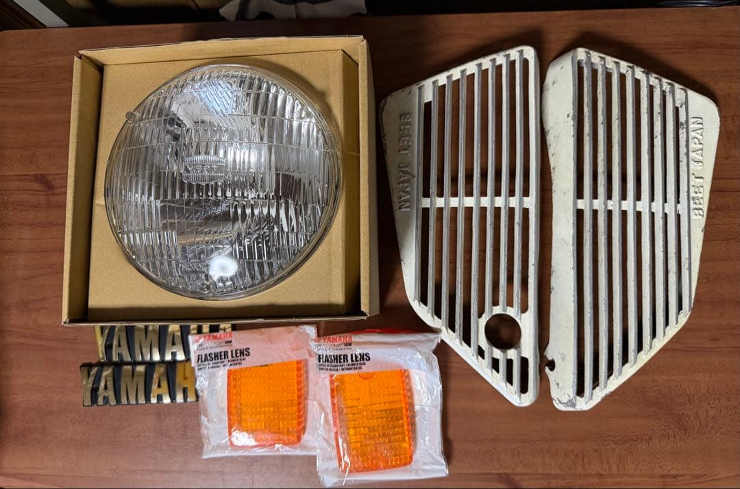 XJ550 XJ400 純正ヘッドライト BEETアルフィンカバー