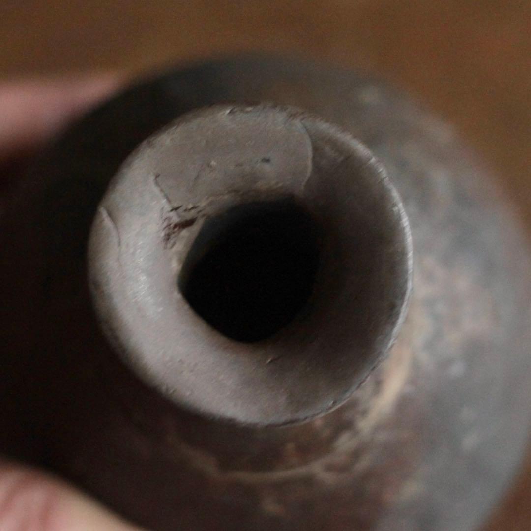 壺屋焼 荒焼 徳利 アンティーク 古琉球 古美術 琉球美術 古道具