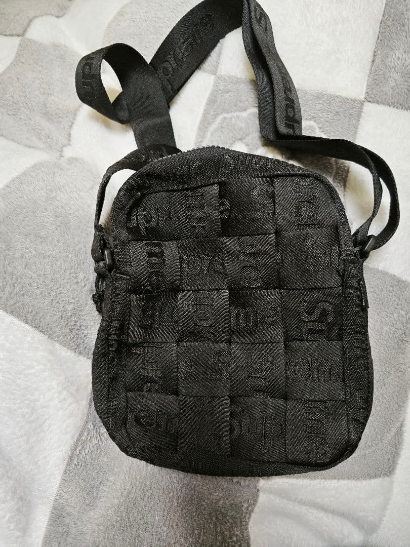 バッグ Supreme Woven Shoulder Bag Black