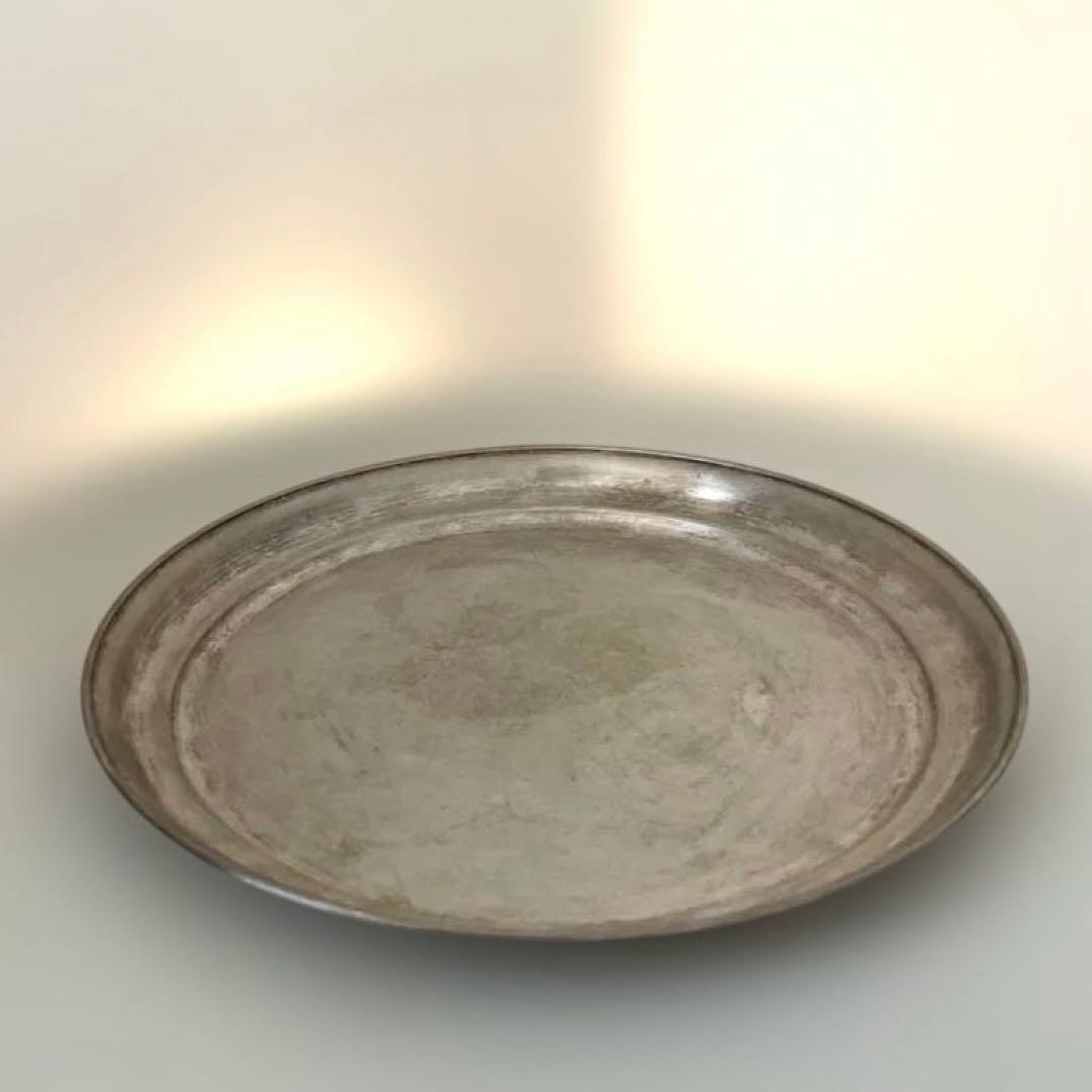 scope スコープ　東屋　小盆 真鍮銀めっき　トレー