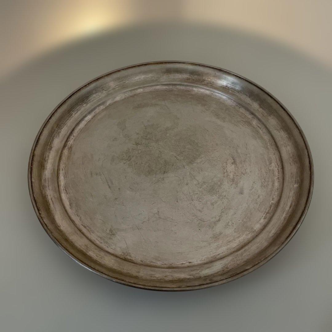 scope スコープ　東屋　小盆 真鍮銀めっき　トレー