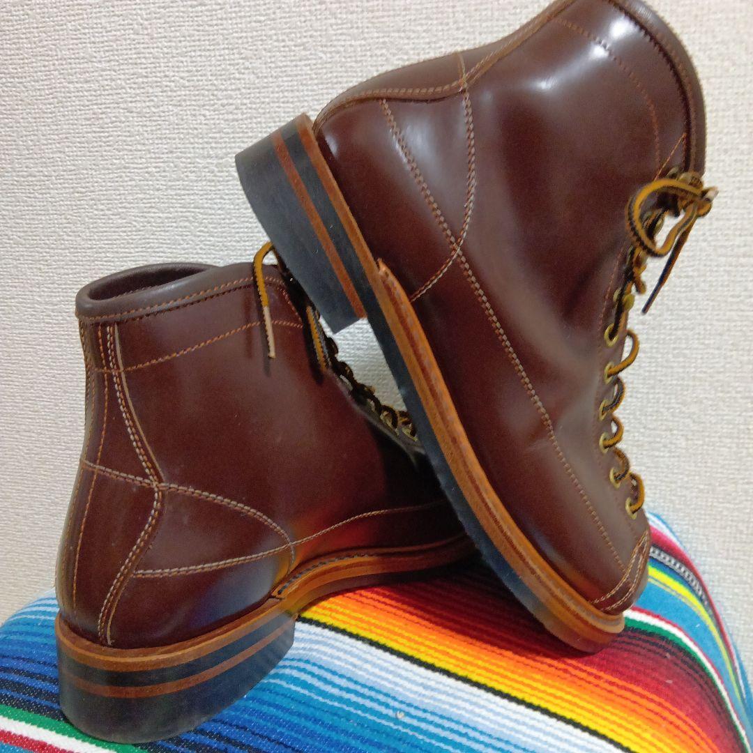 LONE WOLF BOOT ワイヤーマン★25㌢★ロンウルフ★高級ガラスレザー