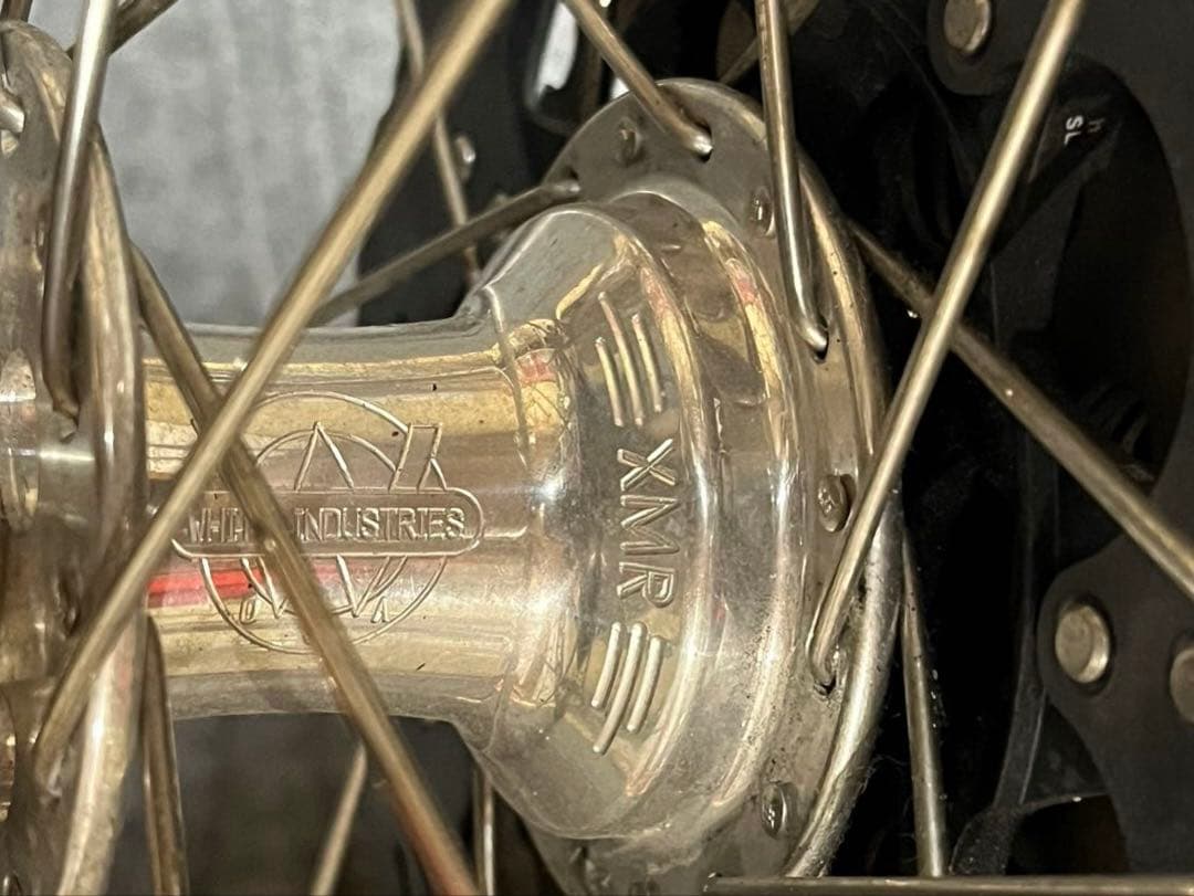 650B手組みセットSONダイナモWhite XMR12mmQR bluelug