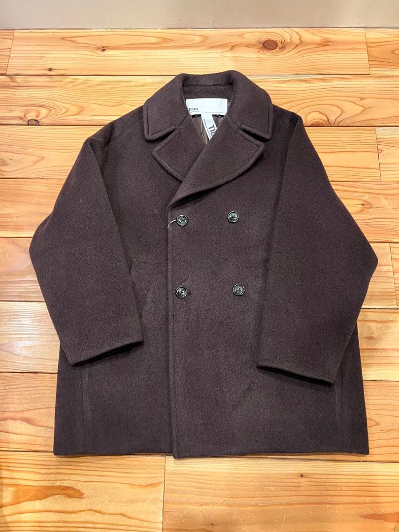 TICCA ティッカ ピーコート ブラウン