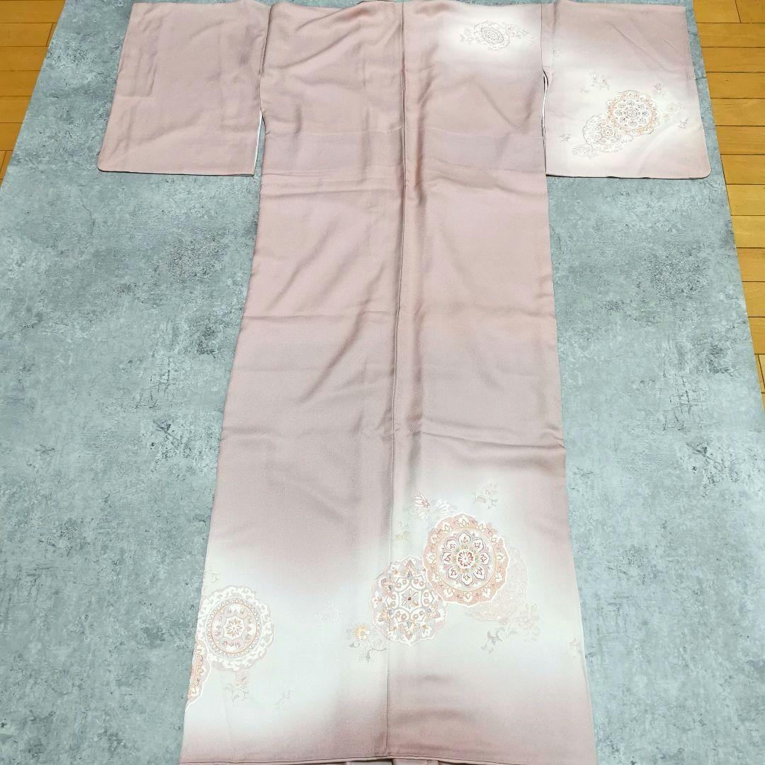 【蘇州刺繍】総刺繍 と豪華染め 付け下げ