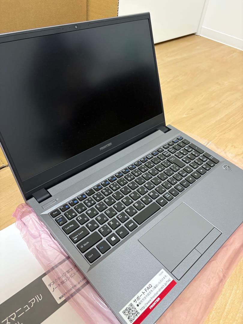 ［未使用品］FRONTIER ノートPC シルバー