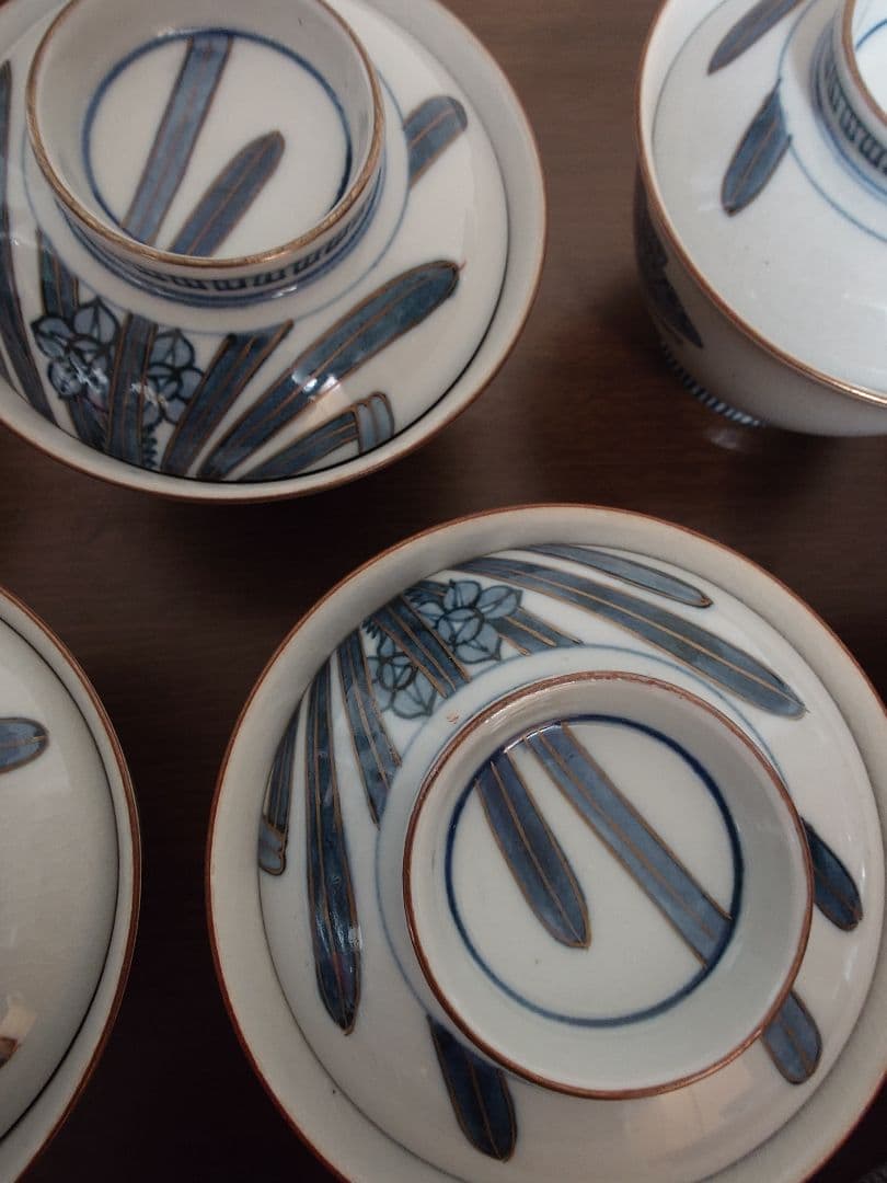 九谷造り蓋つき煮物椀 9個セット