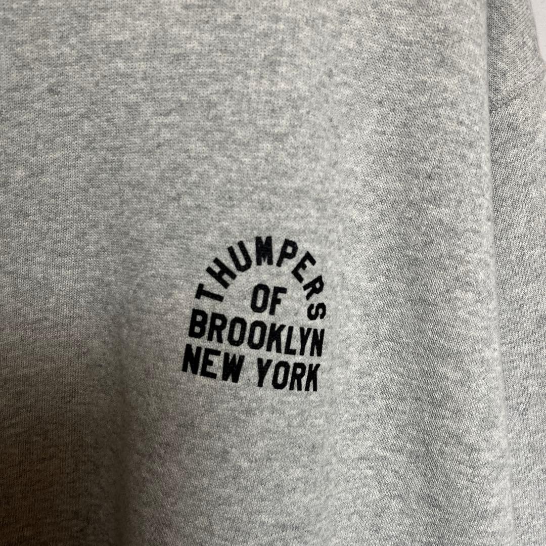 新品 THUMPERS BROOKLYN NYC サイドポケット付スウェットXL