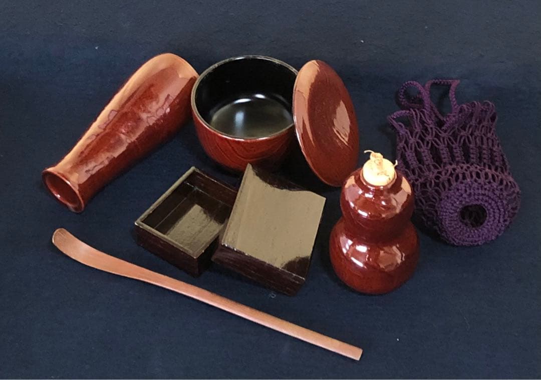 《R》茶道具 御所籠 お茶道具7点 仕覆 古帛紗 元箱　260212け2