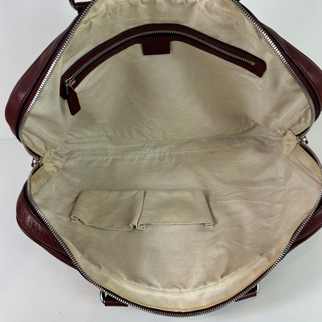 A4可 美品 グッチ レザー 2WAY ビジネスバッグ ソーホー
