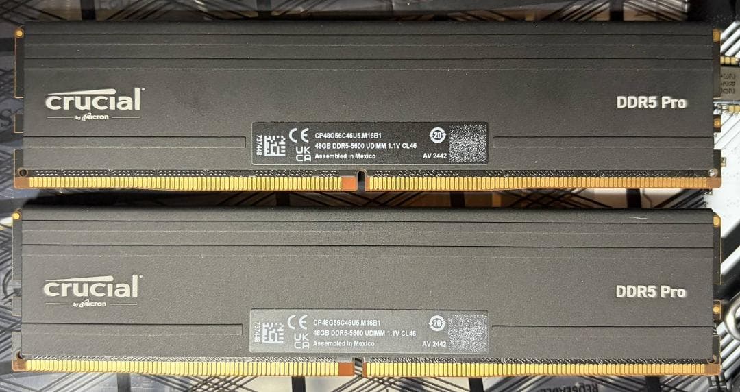 メモリー Crucial PRO DDR5-5600 96GB(48GBx2)