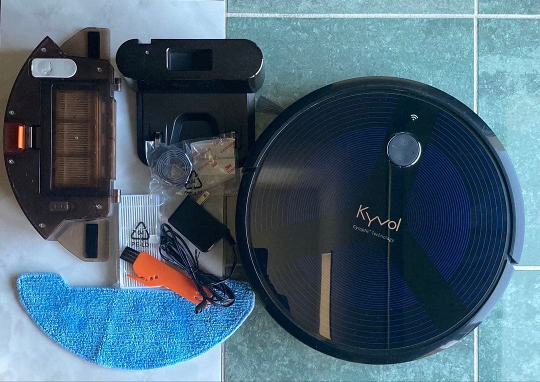 Kyvol Cybovac D6 ロボット掃除機水拭き掃除ロボ　説明書付き　美品