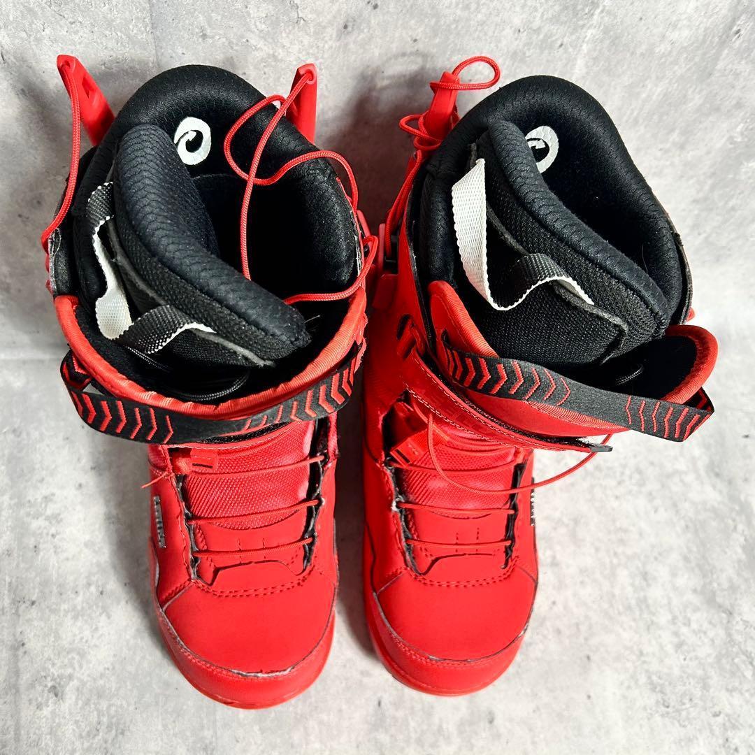 ディーラックス ID スノーボード ブーツ 23.5cm レディース スノボ 赤