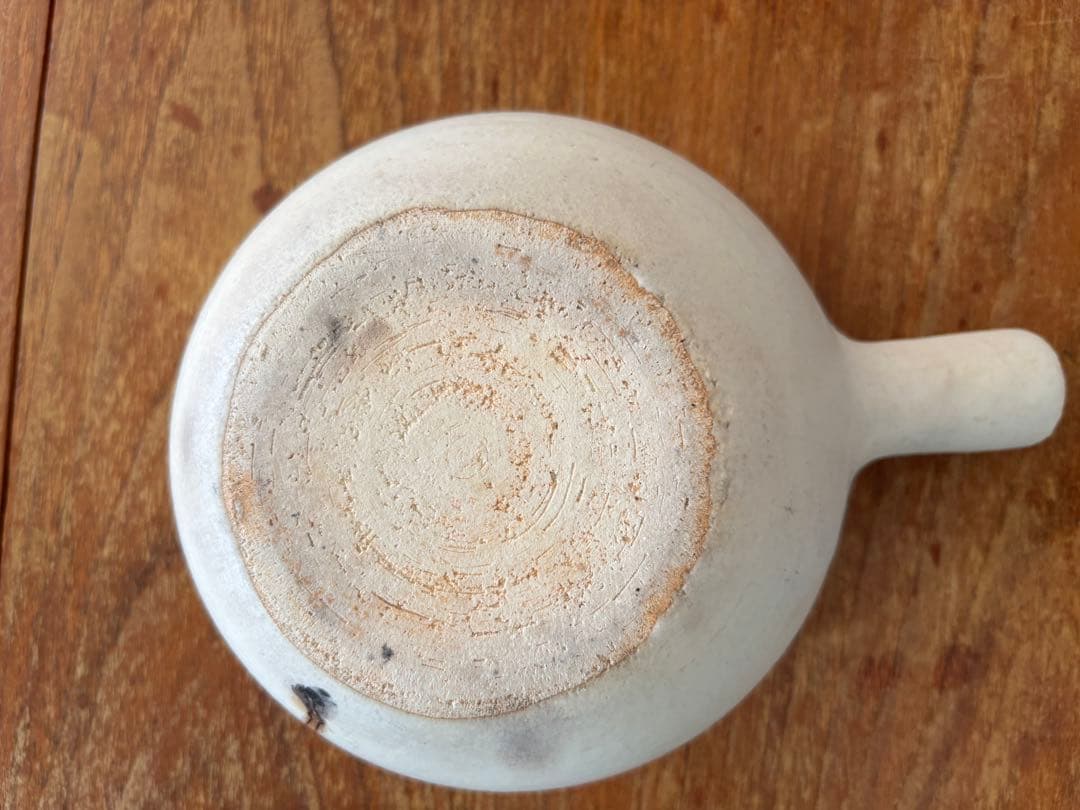 正島克哉さん　片手土鍋　白　長谷園