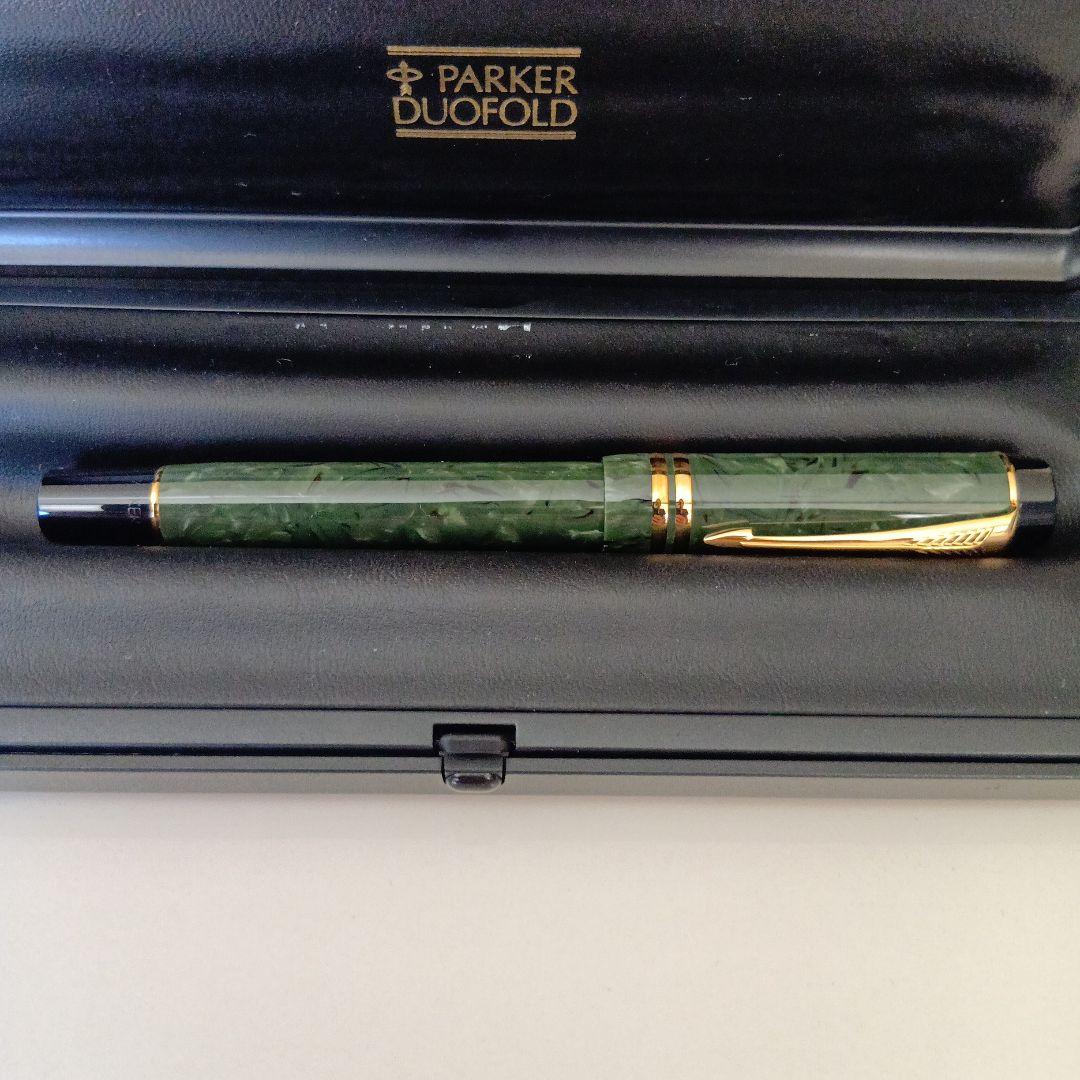 【未使用】Parker Duofold 万年筆 グリーン