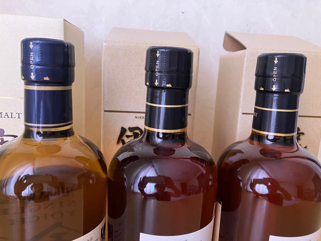 余市 シングルモルト & 伊達 2本　計3本セット