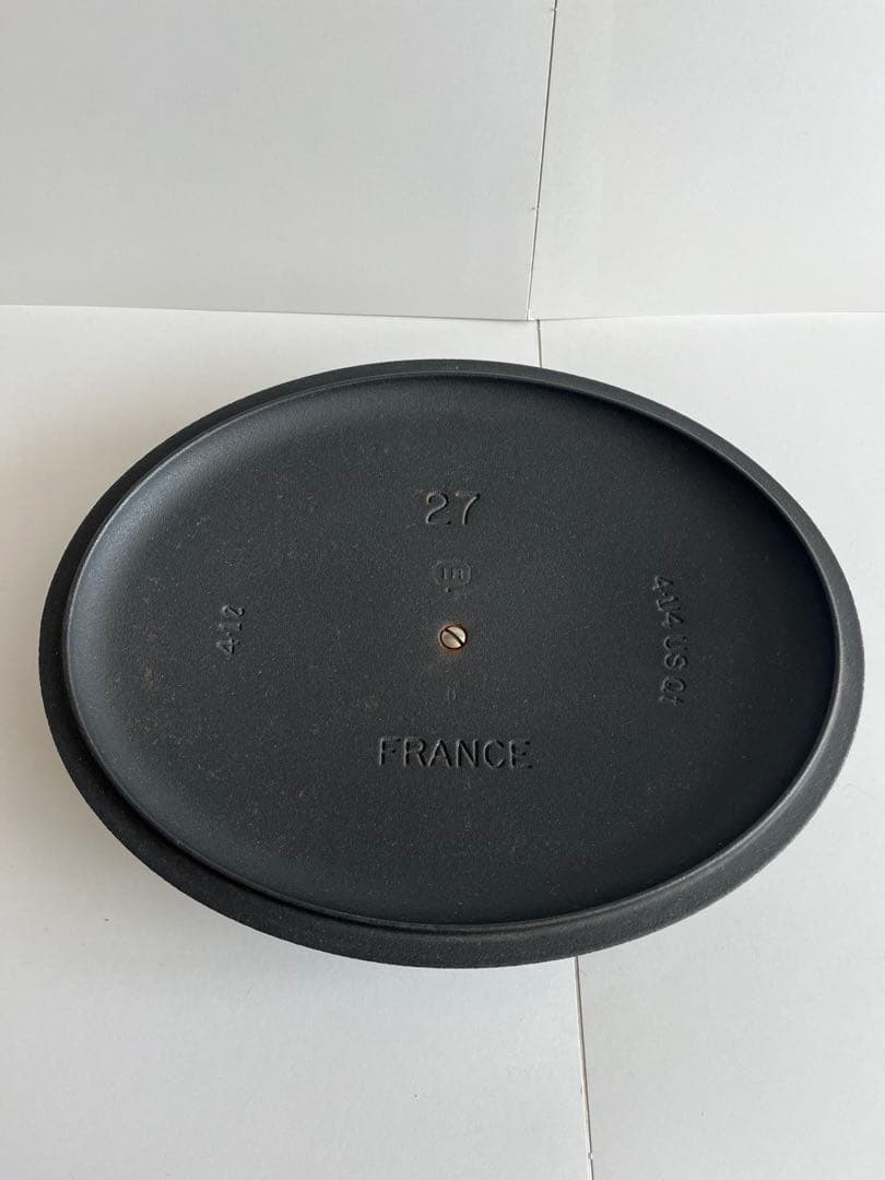 廃盤　ルクルーゼ　ココットオーバル 27cm マットブラック