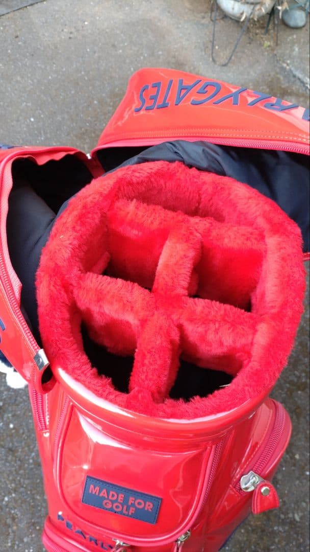 PEARLY GATES ゴルフバッグ 赤