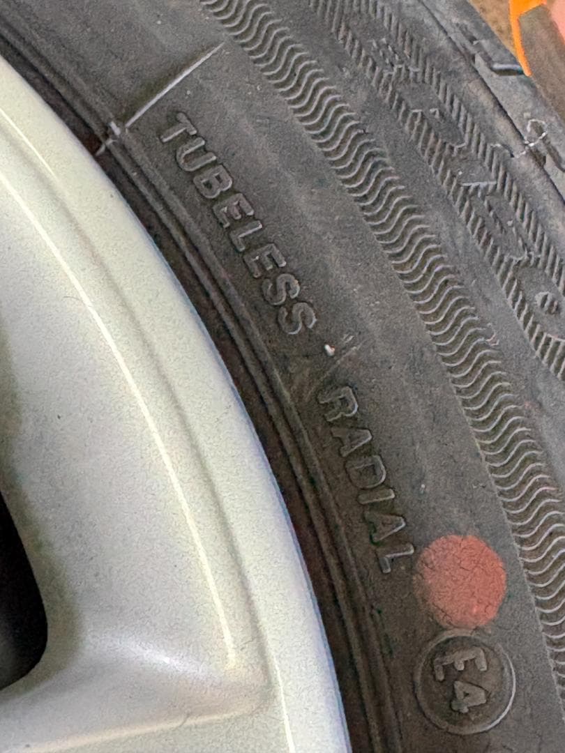 ムーヴキャンバス 純正タイヤホイールセット 155/65R14 ブリヂストン