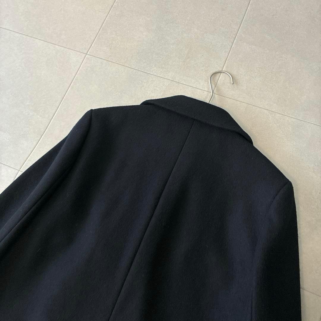 近年 美品 ICB♡ウールリバー Pコート ダブルボタン 大きいサイズ 13黒
