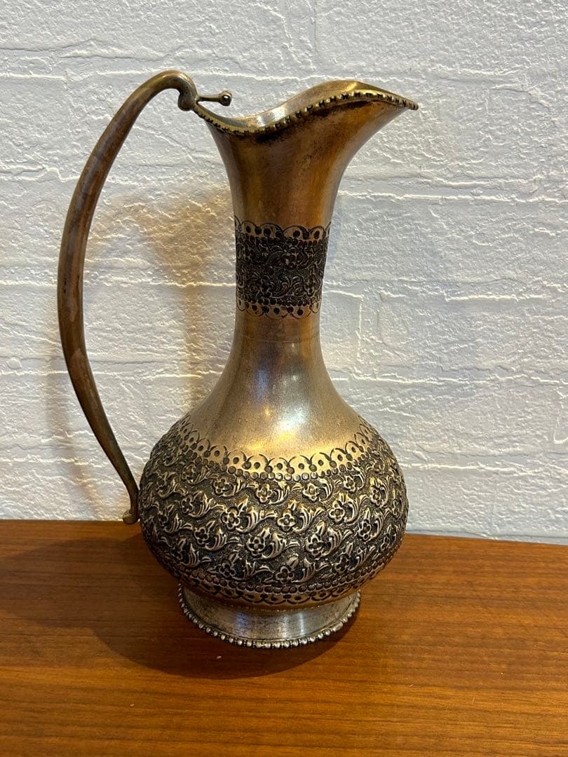 SILVER刻印　お盆　水差しセット