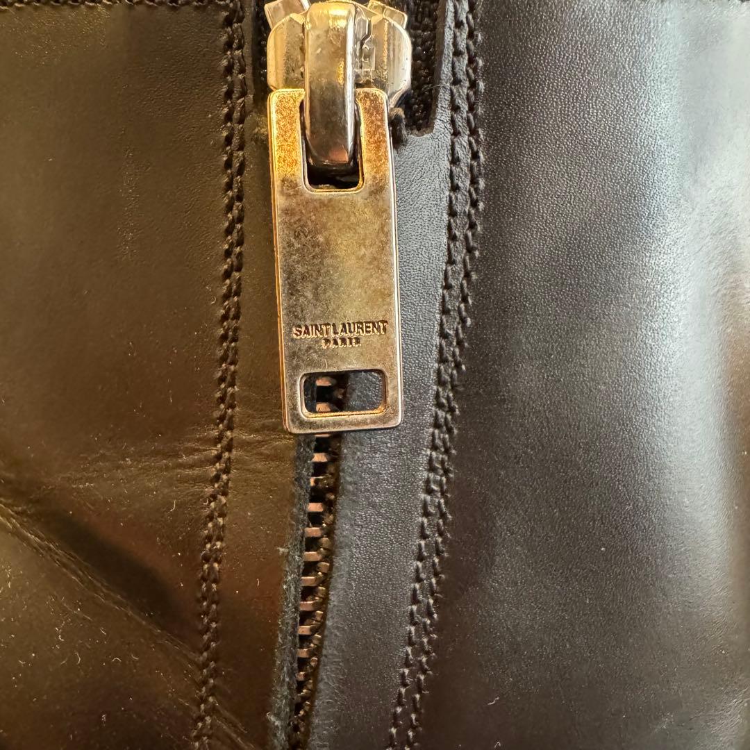 【サイズ42】極美品 サンローランパリ リングブーツ ハーフラバー済