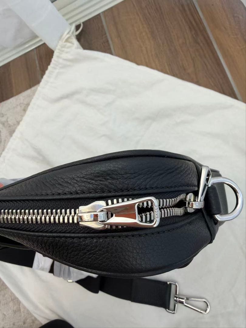 BALLY バリー　MALESO 2WAY ブラックレザー ビジネスバッグ