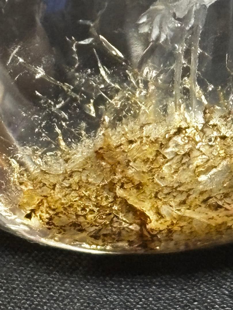 水晶置き物（夫婦鶴）NO411