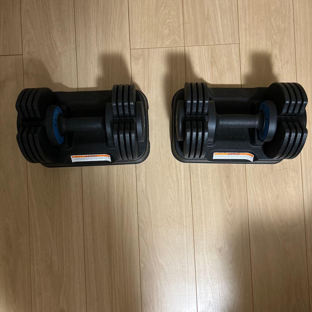 ダンベル 可変式 12kg 2個セット2~12kg 5段階調節 1秒で重量調整