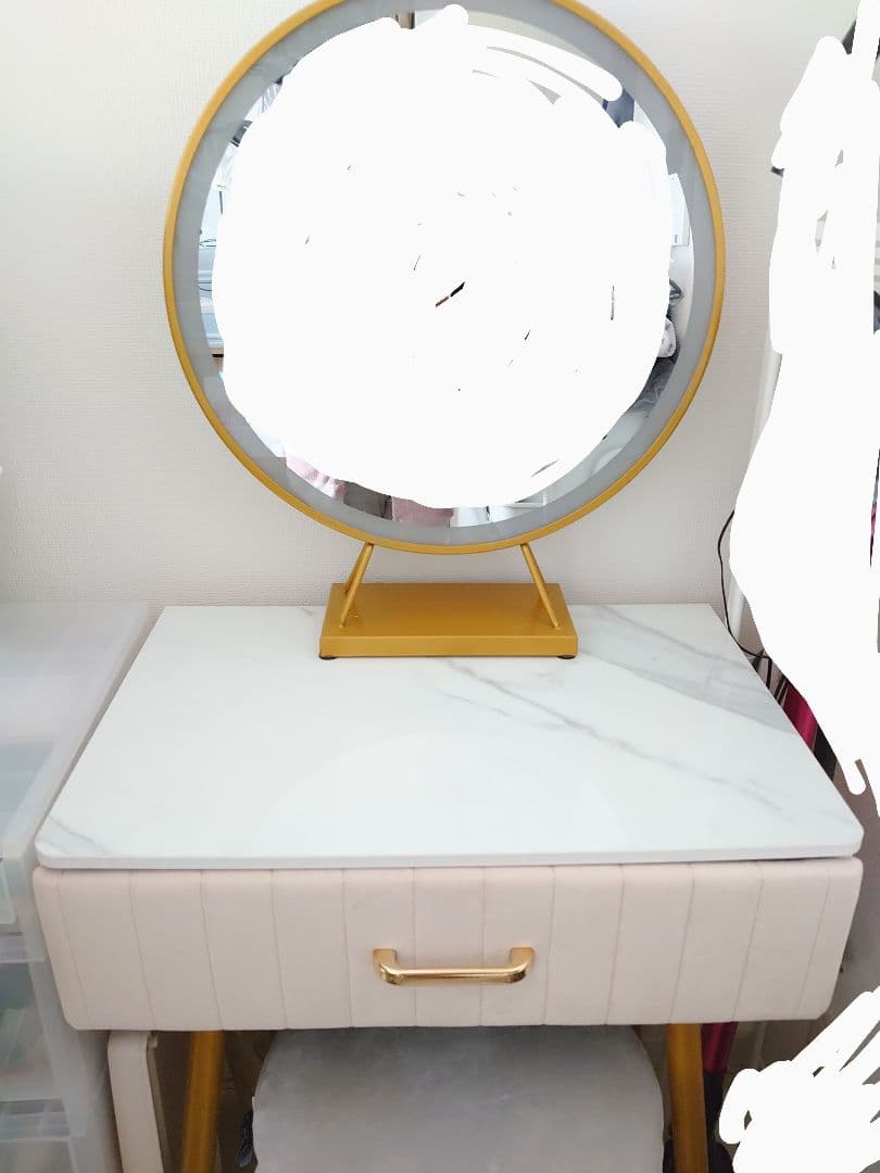 ドレッサー　大理石柄