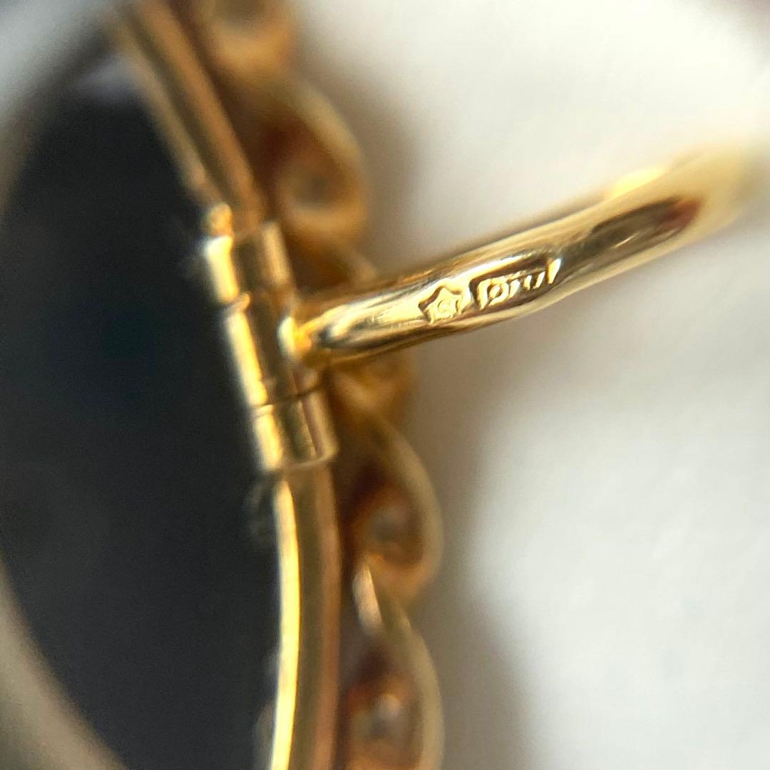 カメオ 刻印入 ブローチ　ネックレス トップ