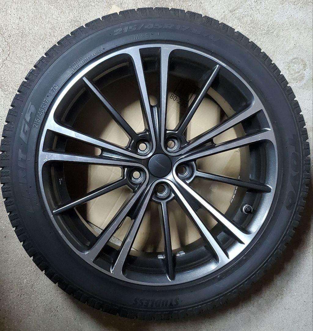 値下げ！86/BRZ ZN6/ZC6 純正ホイール 17インチ スタッドレス付き