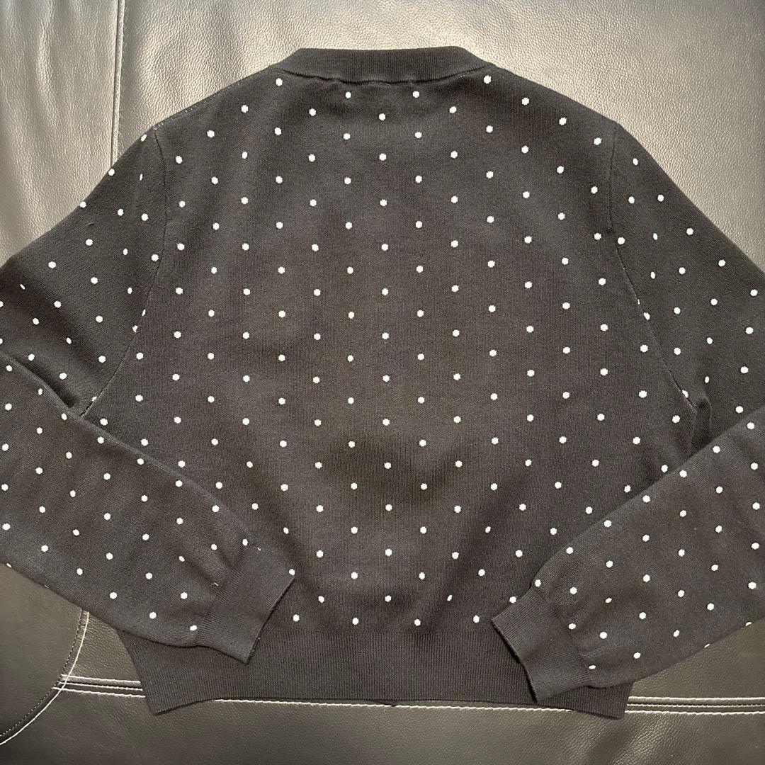 キャバン　CABaN コットンカシミヤドットカーディガン