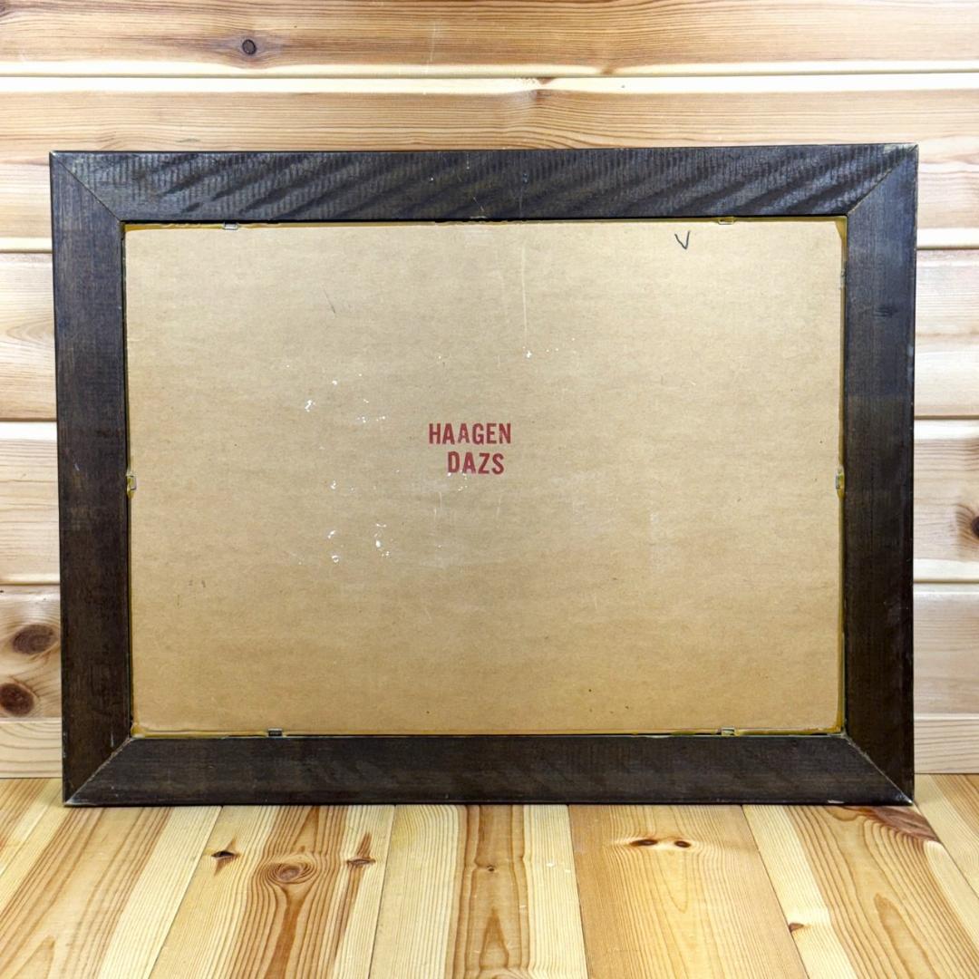 Haagen-Dazs ハーゲンダッツ パブミラー ビンテージ 鏡 アンティーク