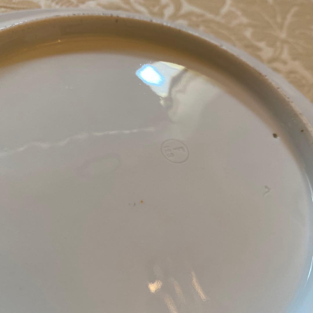 ★【ドレスデン】金彩 金盛 金張／上金彩皿 プレート ２枚「果物と金彩の皿」