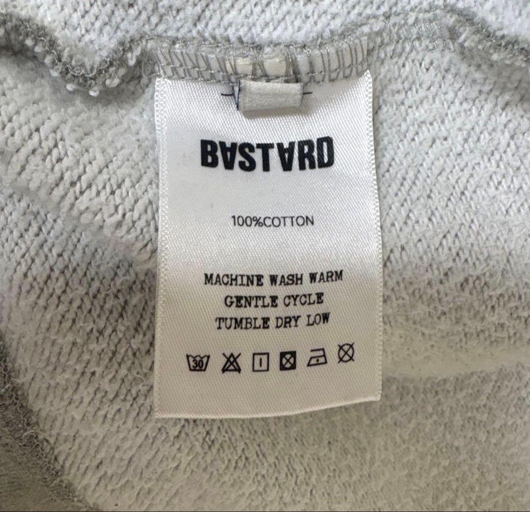【正規品】bastard ワッペン付きパンク風ジップジップパーカー NIKI着用