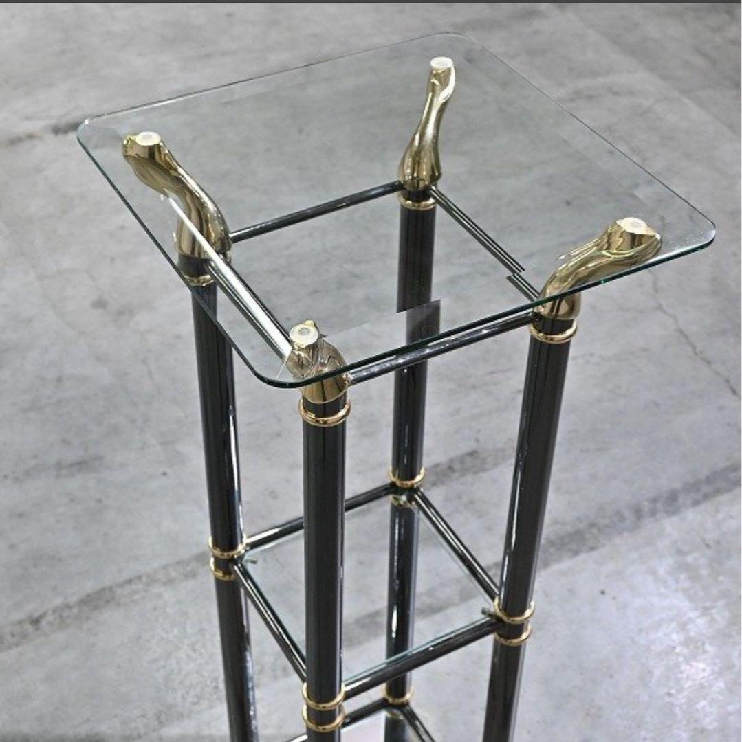 ガラストップスタンド 猫足 カブリオール リビング 玄関 サロン 店舗什器