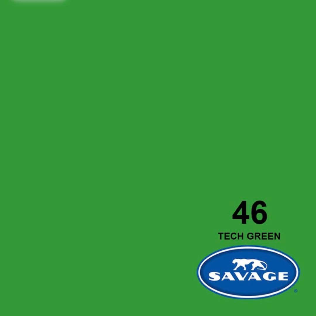 Savageシームレスな背景紙、107インチ幅X 12ヤード　テックグリーン
