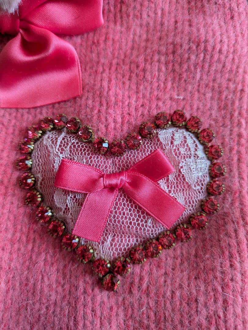 新品未使用　フォーペッツオンリー　アンゴラ　フード付きニット