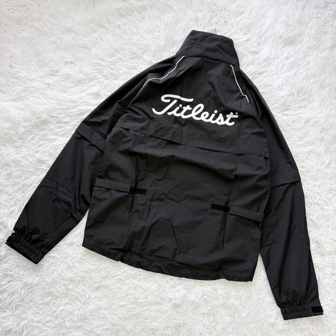 極美品✨Titleist タイトリスト レインウェア 上下セットアップ 黒 L