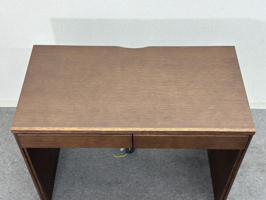 mayunn■カリモク家具■パーソナルデスク　モカブラウン　コンセント付き