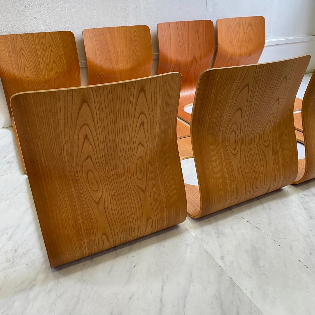 天童木工 Tendo 座椅子 木製 座椅子 藤森健次デザイン 8セット 美品